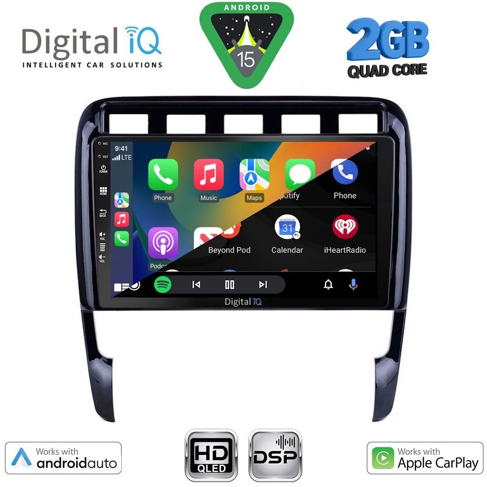 DIGITAL IQ BXC 3535_CPAA (9inc) MULTIMEDIA TABLET for PORSCHE CAYENNE mod. 2002-2011 DIGITAL IQ BXC 3535_CPAA (9inc) MULTIMEDIA TABLET for PORSCHE CAYENNE mod. 2002-2011