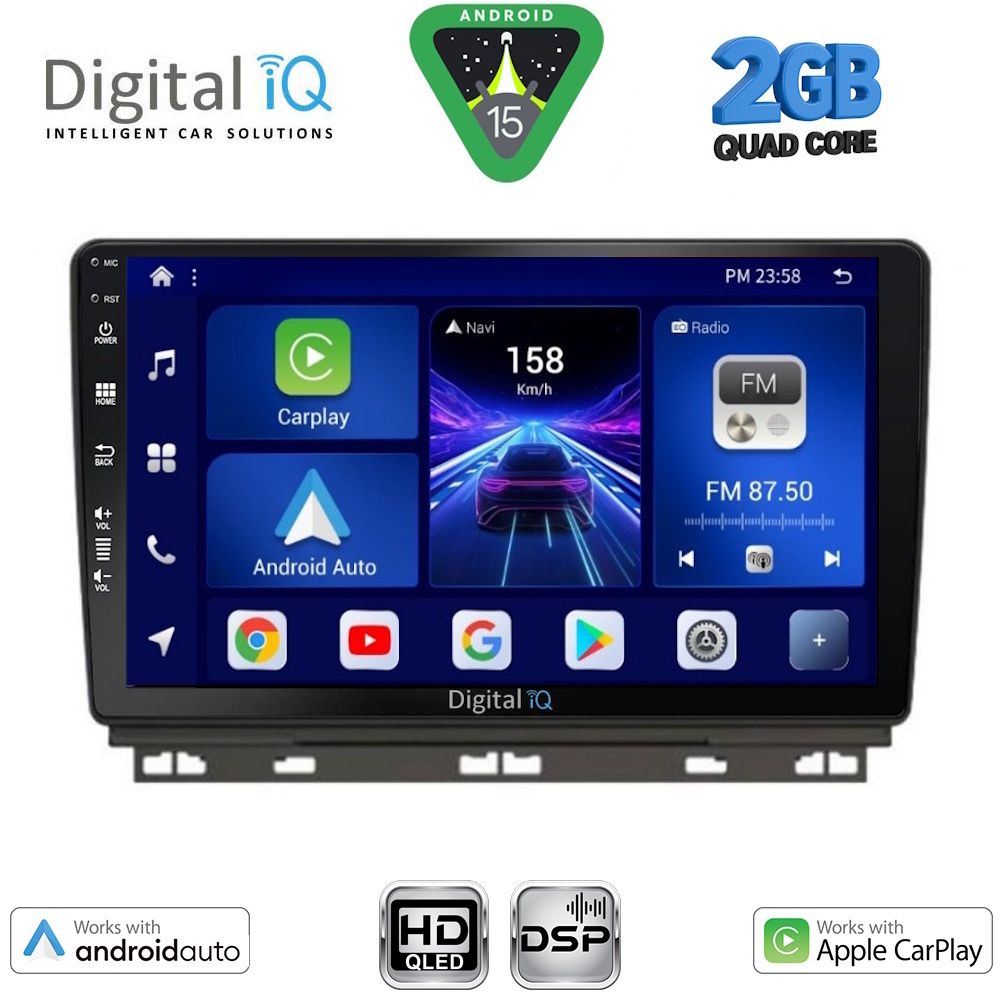 DIGITAL IQ BXC 3546_CPAA (9inc) MULTIMEDIA TABLET for RENAULT CLIO - CAPTUR mod. 2019-2026 DIGITAL IQ BXC 3546_CPAA (9inc) MULTIMEDIA TABLET for RENAULT CLIO - CAPTUR mod. 2019-2026