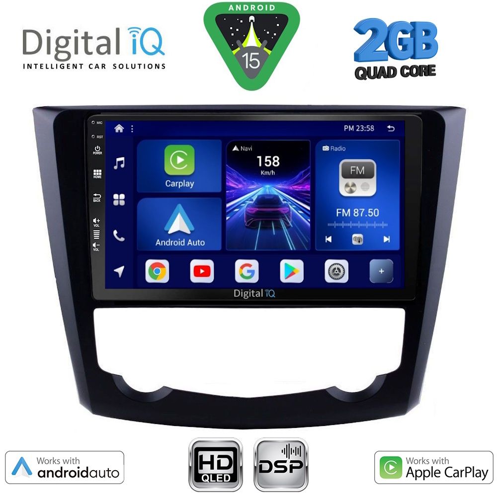 DIGITAL IQ BXC 3549_CPAA (9inc) MULTIMEDIA TABLET for RENAULT KADJAR mod. 2015-2022 DIGITAL IQ BXC 3549_CPAA (9inc) MULTIMEDIA TABLET for RENAULT KADJAR mod. 2015-2022
