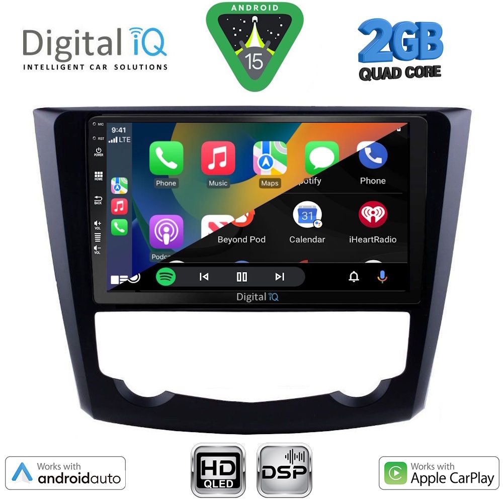 DIGITAL IQ BXC 3549_CPAA (9inc) MULTIMEDIA TABLET for RENAULT KADJAR mod. 2015-2022 DIGITAL IQ BXC 3549_CPAA (9inc) MULTIMEDIA TABLET for RENAULT KADJAR mod. 2015-2022