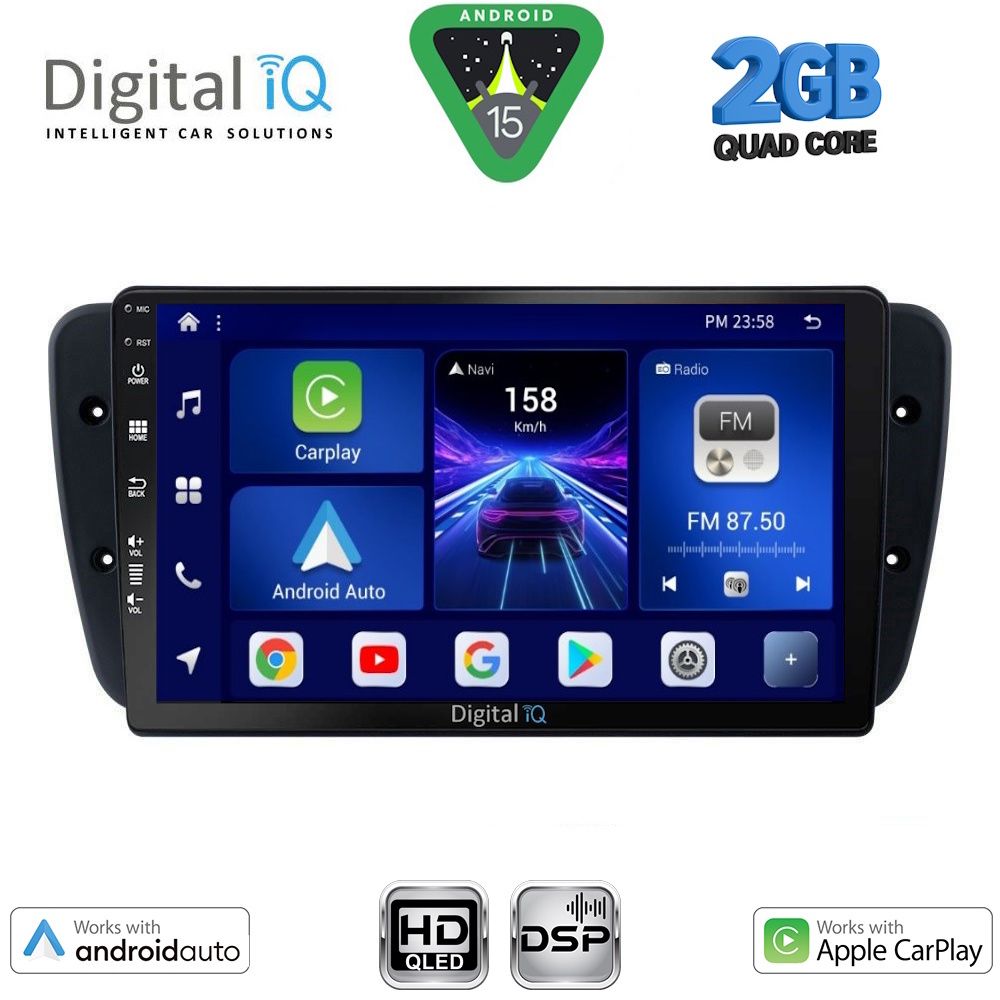 DIGITAL IQ BXC 3571_CPAA (9inc) MULTIMEDIA TABLET for SEAT IBIZA mod. 2008-2015 DIGITAL IQ BXC 3571_CPAA (9inc) MULTIMEDIA TABLET for SEAT IBIZA mod. 2008-2015