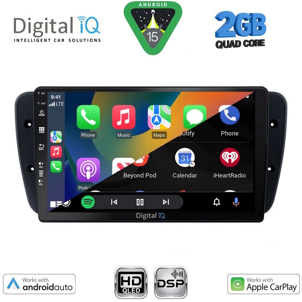 DIGITAL IQ BXC 3571_CPAA (9inc) MULTIMEDIA TABLET for SEAT IBIZA mod. 2008-2015 DIGITAL IQ BXC 3571_CPAA (9inc) MULTIMEDIA TABLET for SEAT IBIZA mod. 2008-2015
