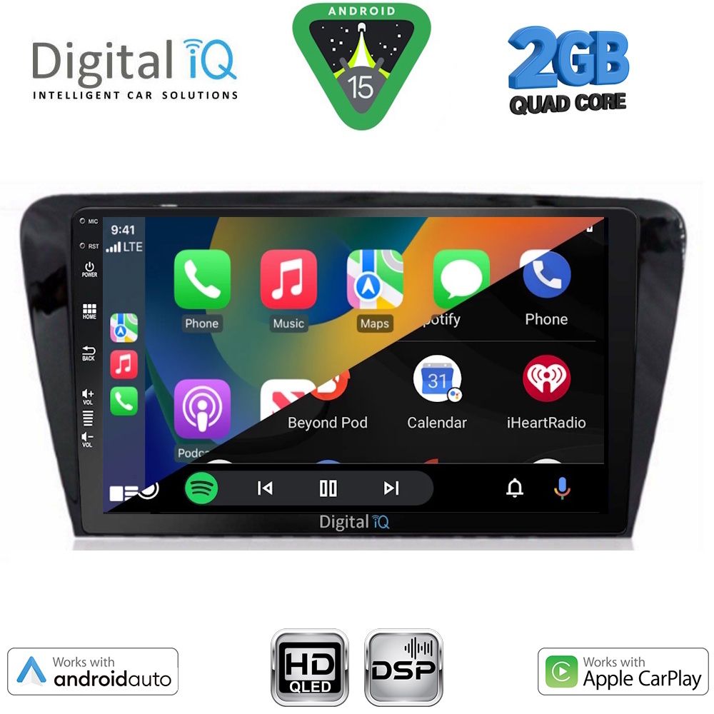 DIGITAL IQ BXC 3597_CPAA (10inc) MULTIMEDIA TABLET for SKODA OCTAVIA 7 mod. 2013-2021 DIGITAL IQ BXC 3597_CPAA (10inc) MULTIMEDIA TABLET for SKODA OCTAVIA 7 mod. 2013-2021