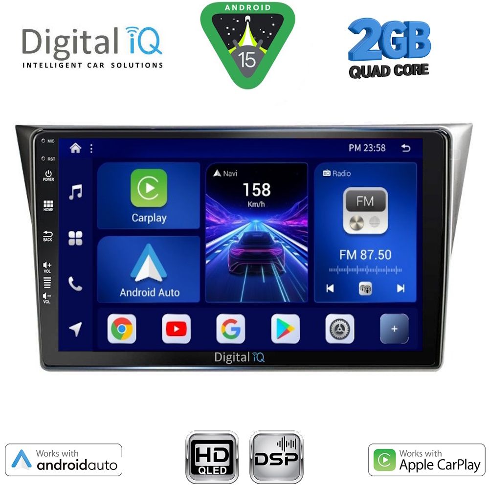 DIGITAL IQ BXC 3659_CPAA (9inc) MULTIMEDIA TABLET for SUBARU IMPREZA mod. 2002-2008 DIGITAL IQ BXC 3659_CPAA (9inc) MULTIMEDIA TABLET for SUBARU IMPREZA mod. 2002-2008