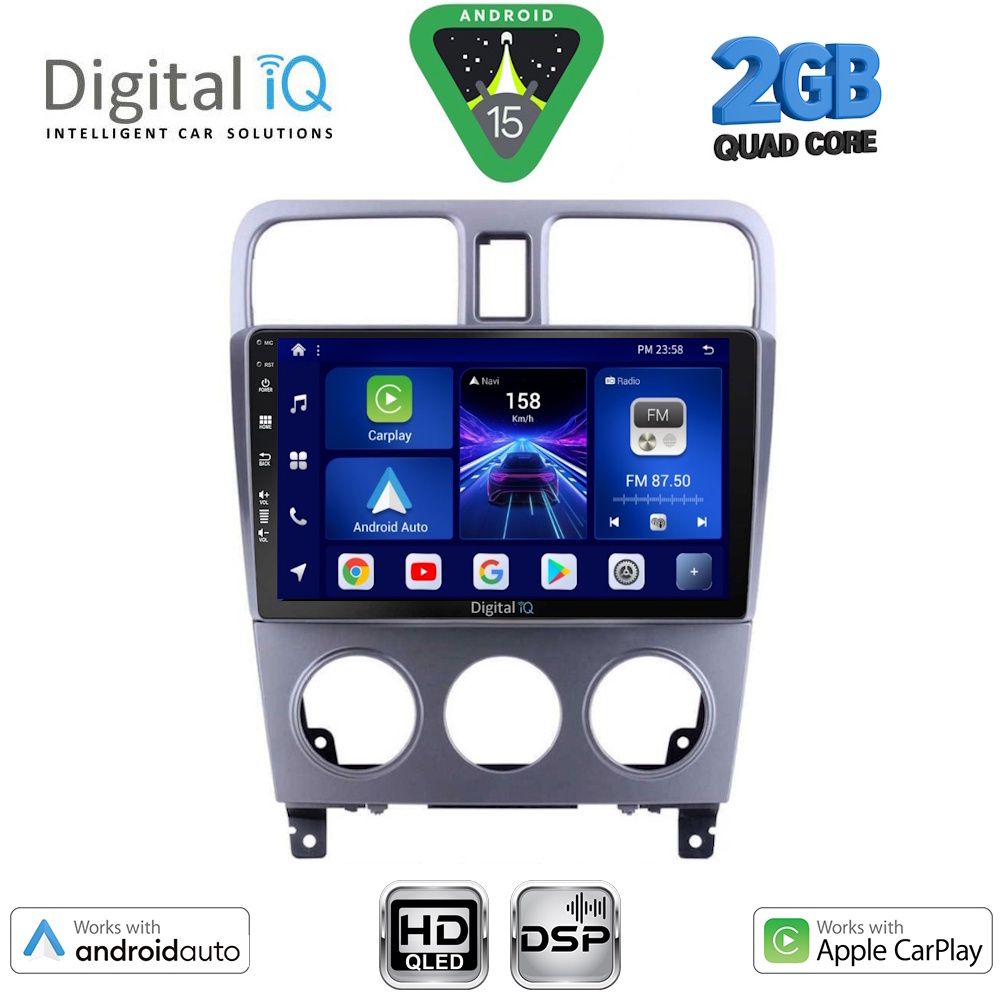 DIGITAL IQ BXC 3661_CPAA (9inc) MULTIMEDIA TABLET for SUBARU FORESTER mod. 2002-2008 DIGITAL IQ BXC 3661_CPAA (9inc) MULTIMEDIA TABLET for SUBARU FORESTER mod. 2002-2008