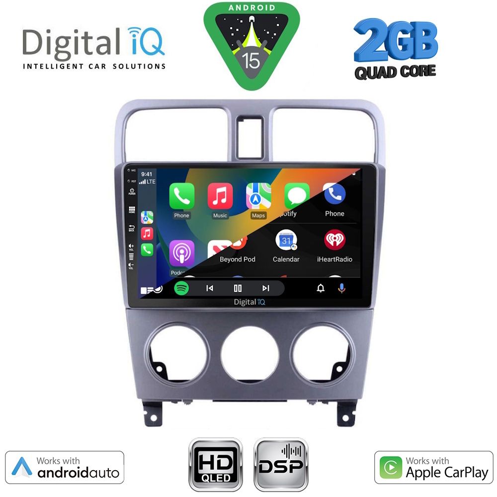 DIGITAL IQ BXC 3661_CPAA (9inc) MULTIMEDIA TABLET for SUBARU FORESTER mod. 2002-2008 DIGITAL IQ BXC 3661_CPAA (9inc) MULTIMEDIA TABLET for SUBARU FORESTER mod. 2002-2008