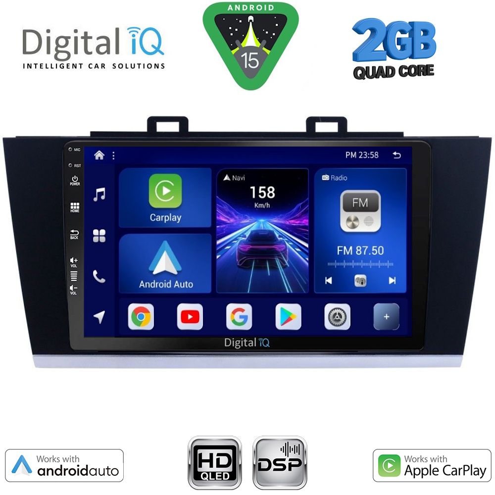 DIGITAL IQ BXC 3668_CPAA (9inc) MULTIMEDIA TABLET for SUBARU LEGACY – OUTBACK mod. 2014-2019 DIGITAL IQ BXC 3668_CPAA (9inc) MULTIMEDIA TABLET for SUBARU LEGACY – OUTBACK mod. 2014-2019
