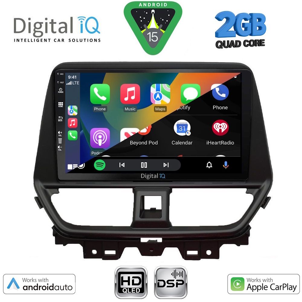 DIGITAL IQ BXC 3673_CPAA (9inc) MULTIMEDIA TABLET for SUZUKI BALENO mod. 2022-2026 DIGITAL IQ BXC 3673_CPAA (9inc) MULTIMEDIA TABLET for SUZUKI BALENO mod. 2022-2026