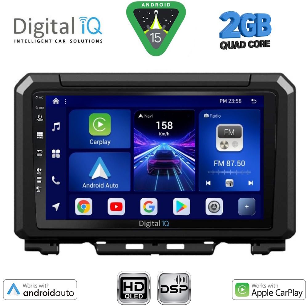 DIGITAL IQ BXC 3679_CPAA (9inc) MULTIMEDIA TABLET for SUZUKI JIMNY mod. 2017-2026 DIGITAL IQ BXC 3679_CPAA (9inc) MULTIMEDIA TABLET for SUZUKI JIMNY mod. 2017-2026