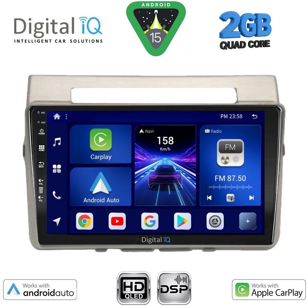 DIGITAL IQ BXC 3711B_CPAA (9inc) MULTIMEDIA TABLET for TOYOTA COROLLA VERSO mod. 2004-2009 DIGITAL IQ BXC 3711B_CPAA (9inc) MULTIMEDIA TABLET for TOYOTA COROLLA VERSO mod. 2004-2009