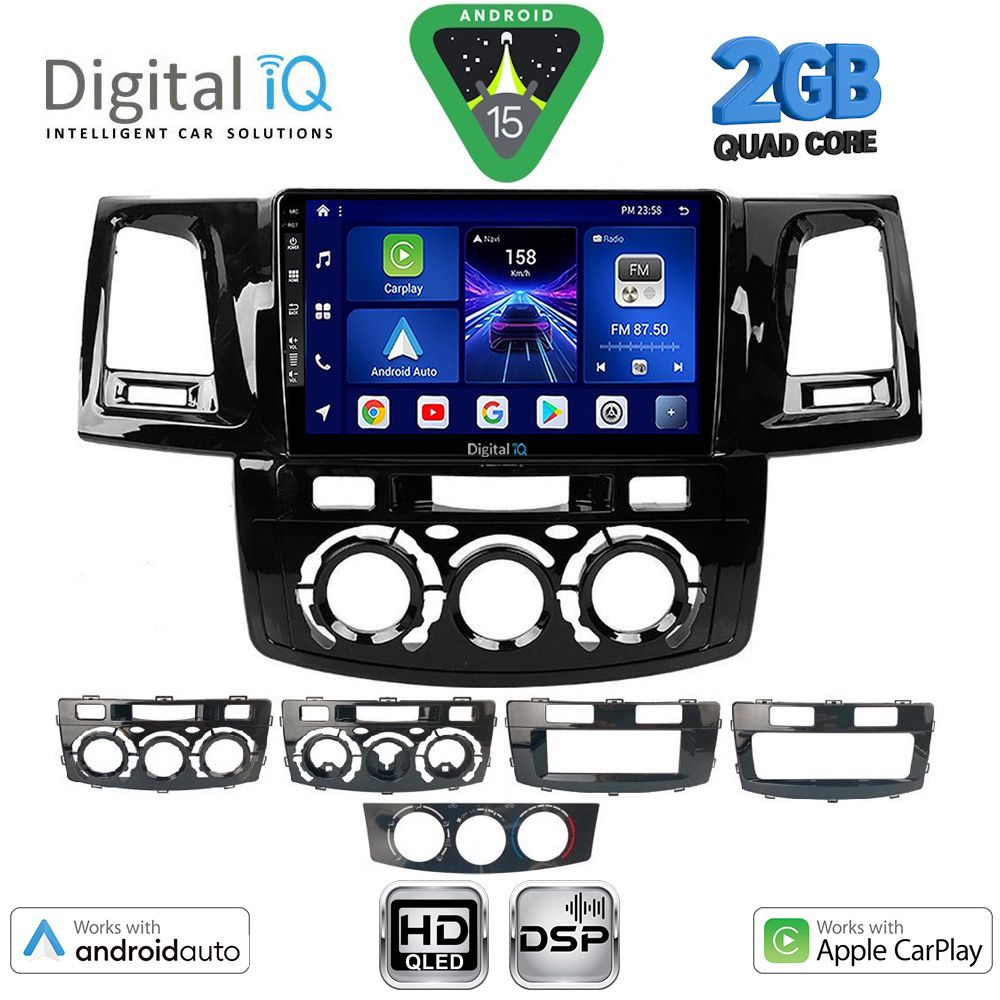 DIGITAL IQ BXC 3720_CPAA (9inc) MULTIMEDIA TABLET for TOYOTA HILUX mod. 2005-2016 DIGITAL IQ BXC 3720_CPAA (9inc) MULTIMEDIA TABLET for TOYOTA HILUX mod. 2005-2016