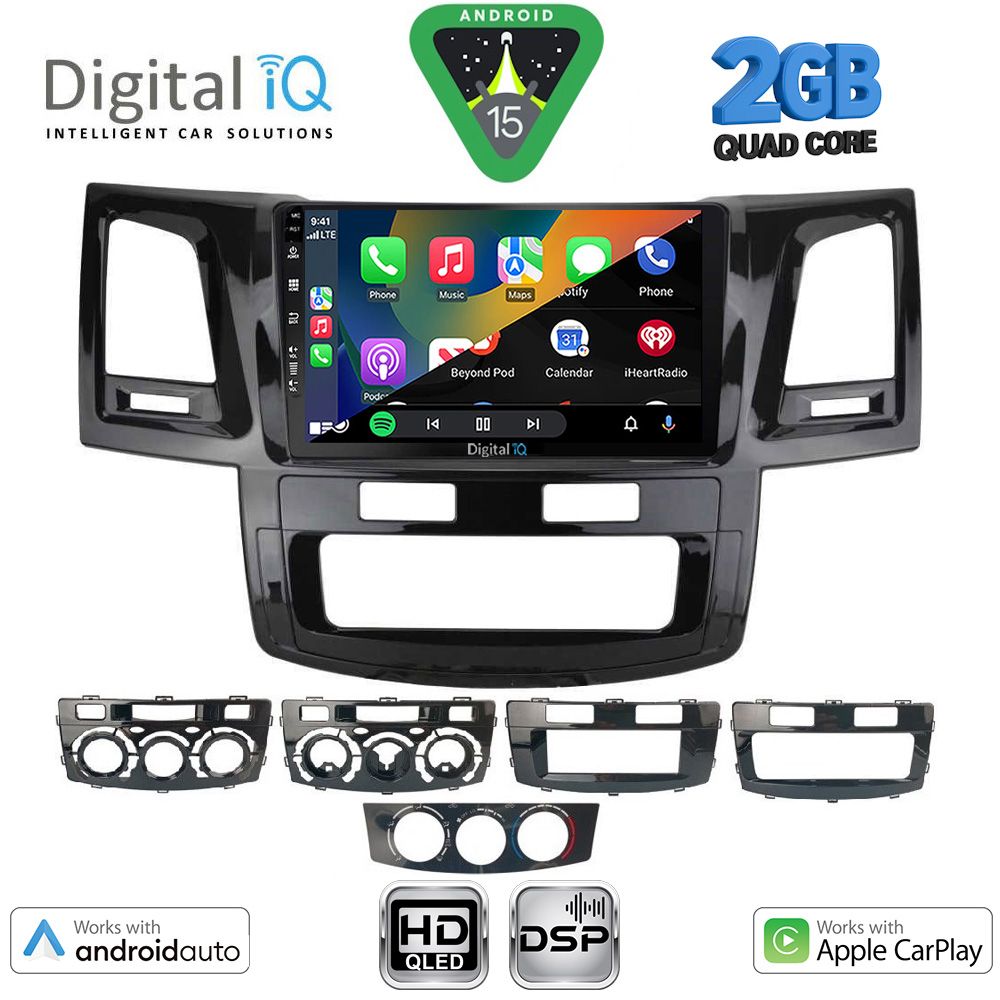 DIGITAL IQ BXC 3720_CPAA (9inc) MULTIMEDIA TABLET for TOYOTA HILUX mod. 2005-2016 DIGITAL IQ BXC 3720_CPAA (9inc) MULTIMEDIA TABLET for TOYOTA HILUX mod. 2005-2016
