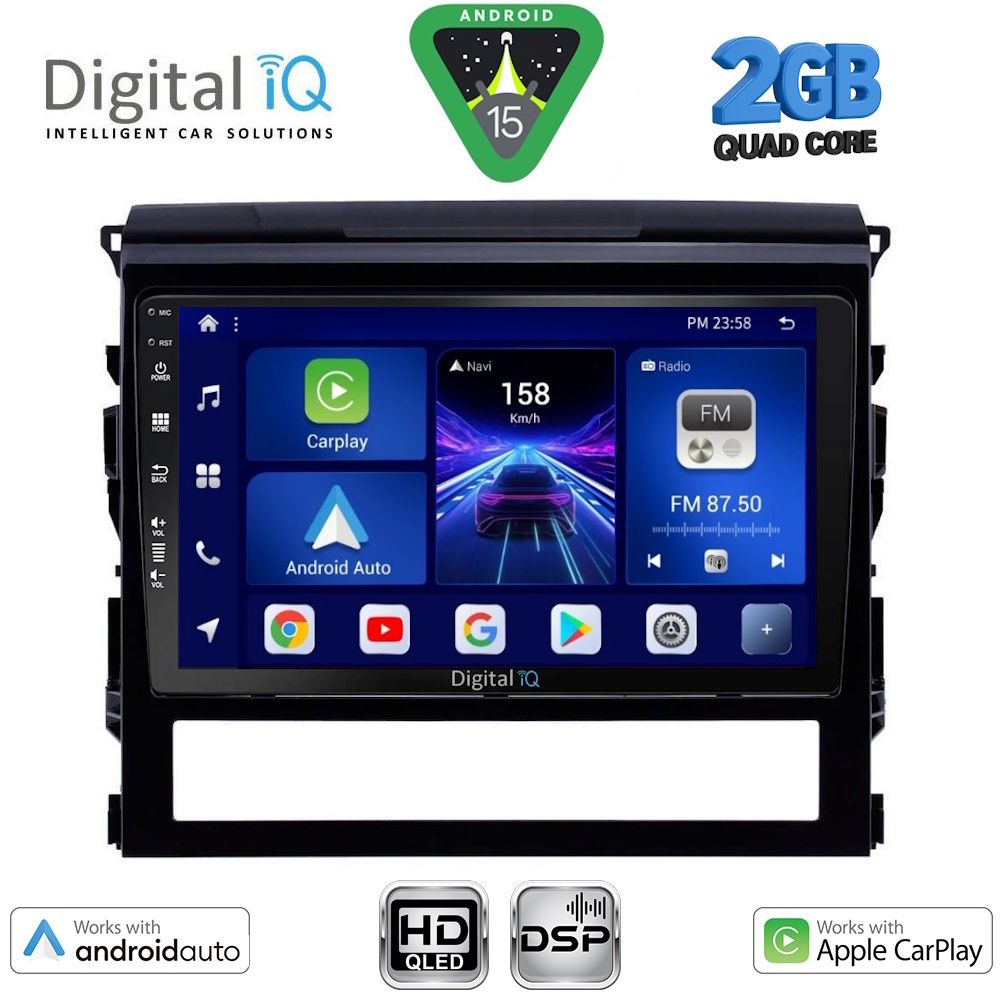DIGITAL IQ BXC 3725_CPAA (9inc) MULTIMEDIA TABLET for TOYOTA LANDCRUISER mod. 2016-2019 DIGITAL IQ BXC 3725_CPAA (9inc) MULTIMEDIA TABLET for TOYOTA LANDCRUISER mod. 2016-2019