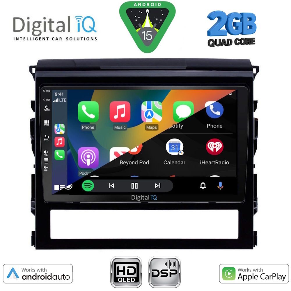 DIGITAL IQ BXC 3725_CPAA (9inc) MULTIMEDIA TABLET for TOYOTA LANDCRUISER mod. 2016-2019 DIGITAL IQ BXC 3725_CPAA (9inc) MULTIMEDIA TABLET for TOYOTA LANDCRUISER mod. 2016-2019
