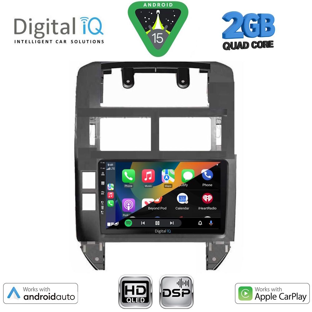 DIGITAL IQ BXC 3755_CPAA (9inc) MULTIMEDIA TABLET for VW POLO mod. 2002-2009 DIGITAL IQ BXC 3755_CPAA (9inc) MULTIMEDIA TABLET for VW POLO mod. 2002-2009
