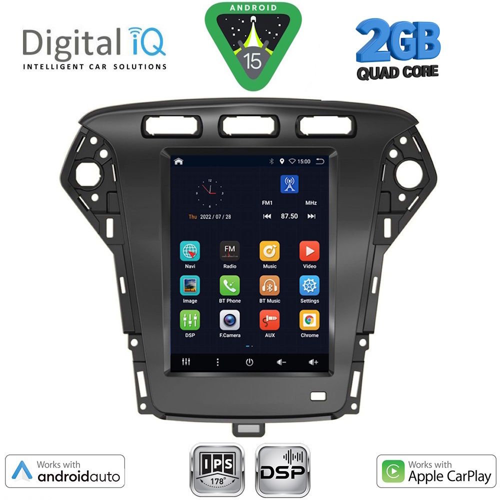 DIGITAL IQ BXC 3958_CPAA TESLA STYLE for FORD MONDEO mod. 2010-2013 DIGITAL IQ BXC 3958_CPAA TESLA STYLE for FORD MONDEO mod. 2010-2013