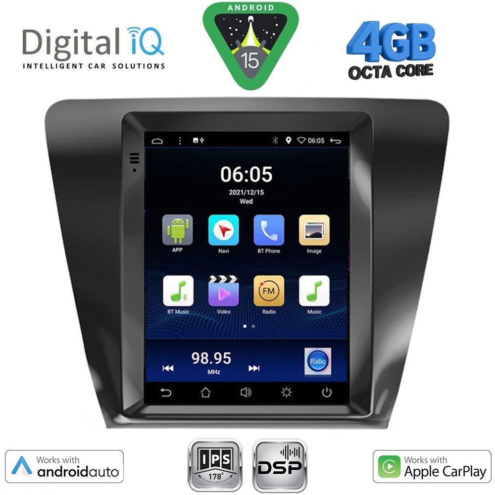 DIGITAL IQ BXF 6917_CPAA TESLA STYLE for SKODA OCTAVIA 7 mod. 2013-2020 DIGITAL IQ BXF 6917_CPAA TESLA STYLE for SKODA OCTAVIA 7 mod. 2013-2020