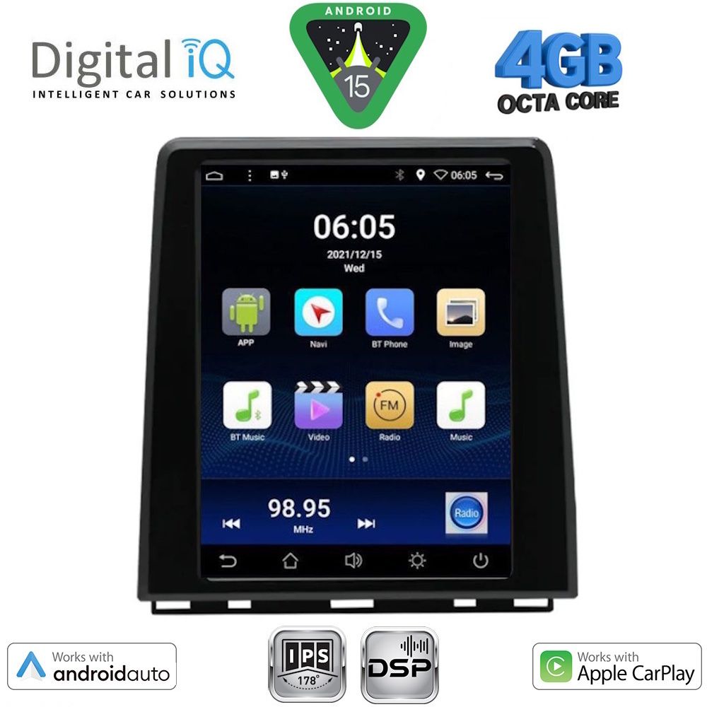 DIGITAL IQ BXF 6948_CPAA (HIGH VERSION) TESLA STYLE for RENAULT CLIO 5 mod. 2019-2026 DIGITAL IQ BXF 6948_CPAA (HIGH VERSION) TESLA STYLE for RENAULT CLIO 5 mod. 2019-2026