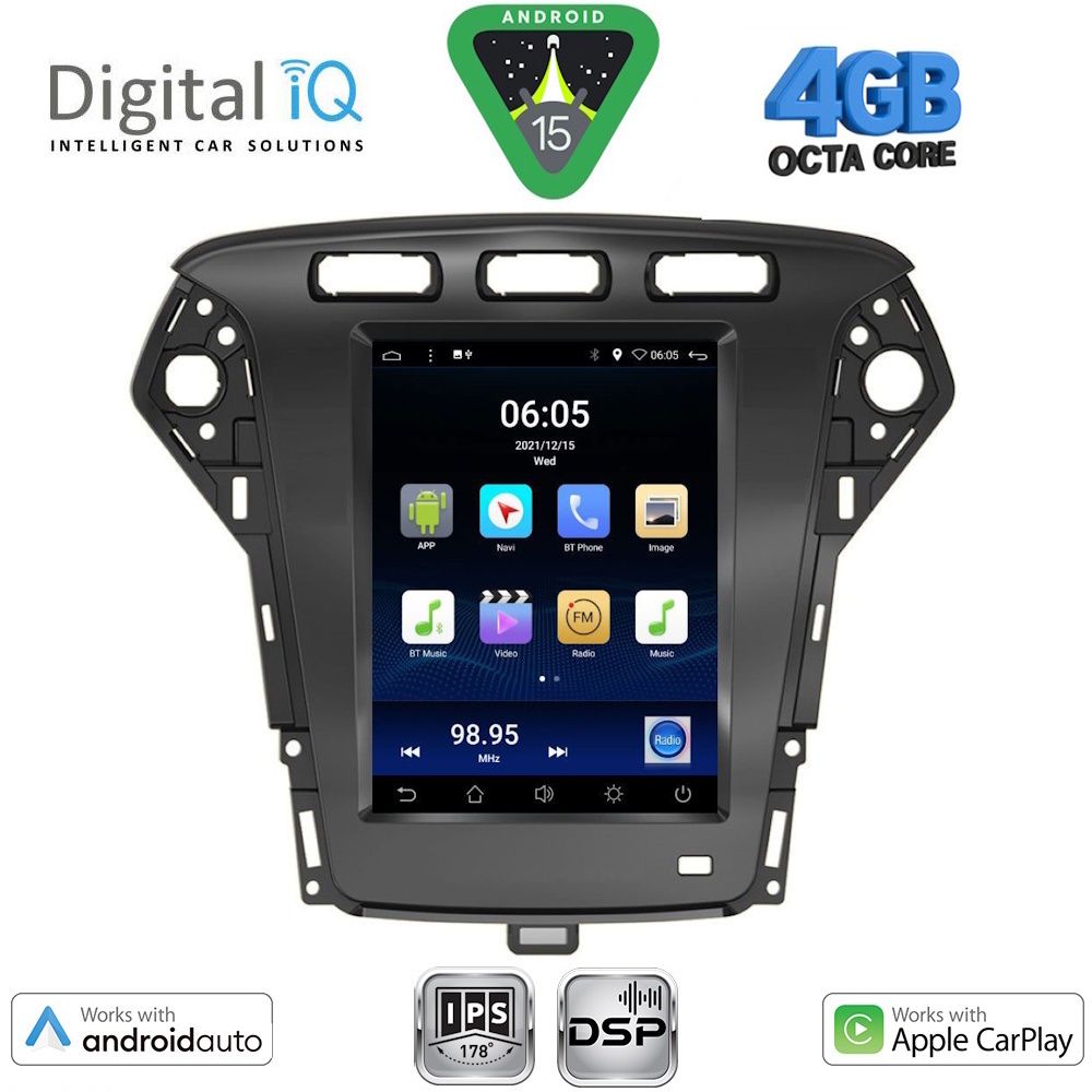 DIGITAL IQ BXF 6958_CPAA TESLA STYLE for FORD MONDEO mod. 2010-2013 DIGITAL IQ BXF 6958_CPAA TESLA STYLE for FORD MONDEO mod. 2010-2013