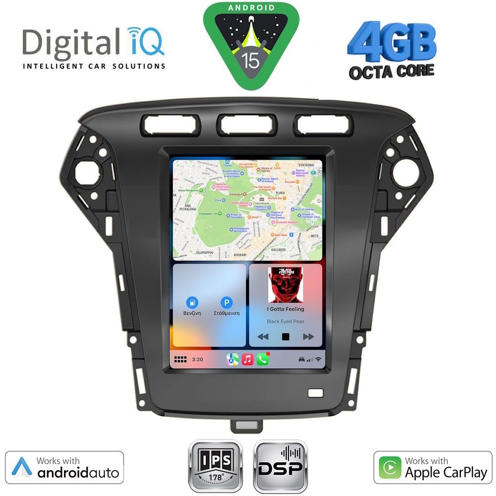 DIGITAL IQ BXF 6958_CPAA TESLA STYLE for FORD MONDEO mod. 2010-2013 DIGITAL IQ BXF 6958_CPAA TESLA STYLE for FORD MONDEO mod. 2010-2013