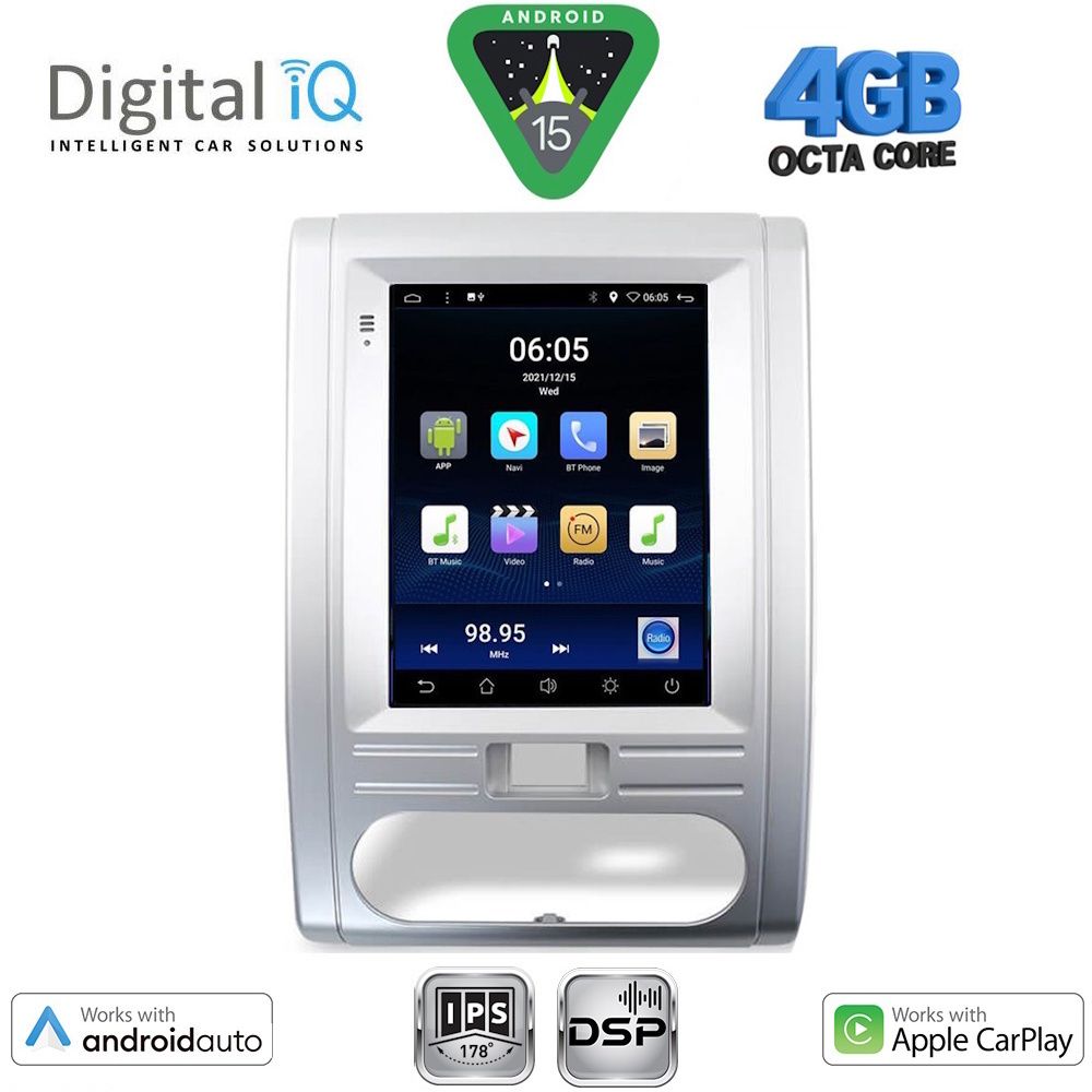 DIGITAL IQ BXF 6967_CPAA TESLA STYLE for NISSAN XTRAIL mod. 2007-2014 DIGITAL IQ BXF 6967_CPAA TESLA STYLE for NISSAN XTRAIL mod. 2007-2014