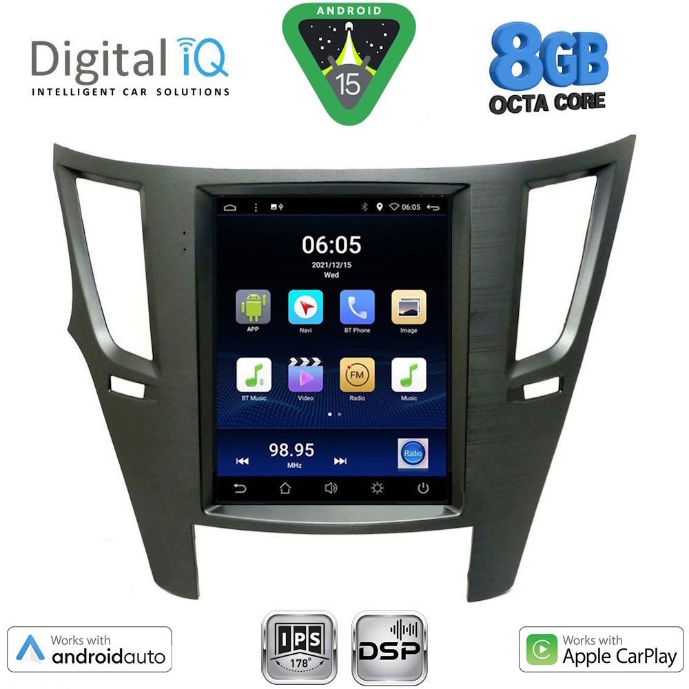 DIGITAL IQ BXF 7962_CPAA TESLA STYLE for SUBARU LEGACY – OUTBACK mod. 2009-2014 DIGITAL IQ BXF 7962_CPAA TESLA STYLE for SUBARU LEGACY – OUTBACK mod. 2009-2014