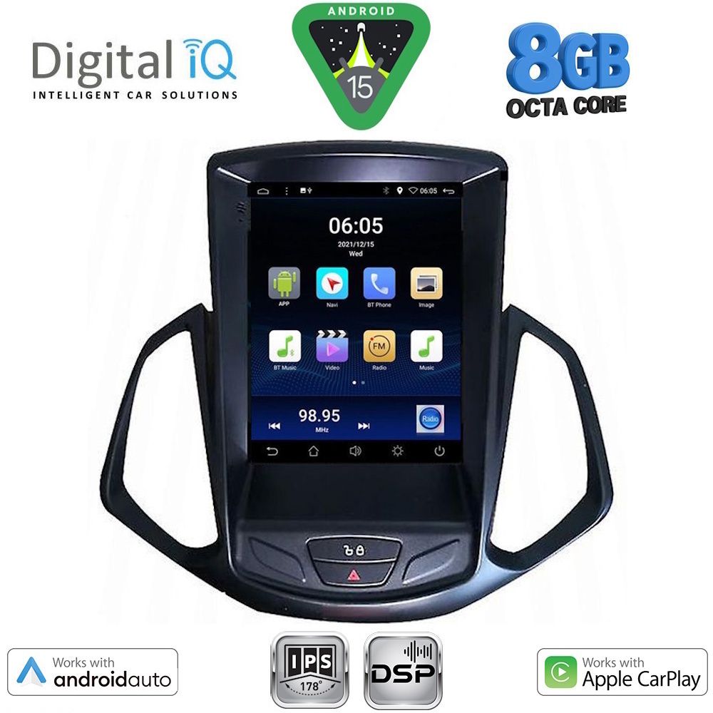 DIGITAL IQ BXF 7966_CPAA TESLA STYLE for FORD ECOSPORT mod. 2012-2018 DIGITAL IQ BXF 7966_CPAA TESLA STYLE for FORD ECOSPORT mod. 2012-2018