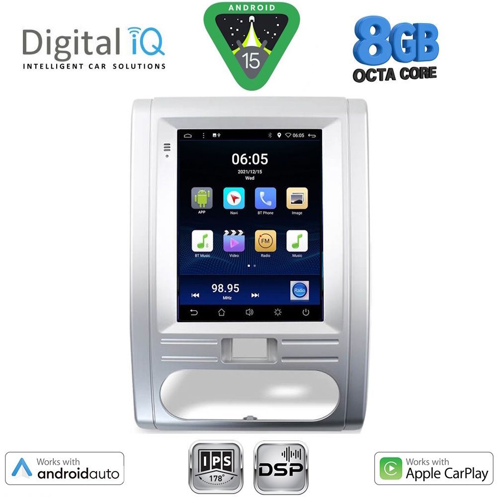 DIGITAL IQ BXF 7967_CPAA TESLA STYLE for NISSAN XTRAIL mod. 2007-2014 DIGITAL IQ BXF 7967_CPAA TESLA STYLE for NISSAN XTRAIL mod. 2007-2014