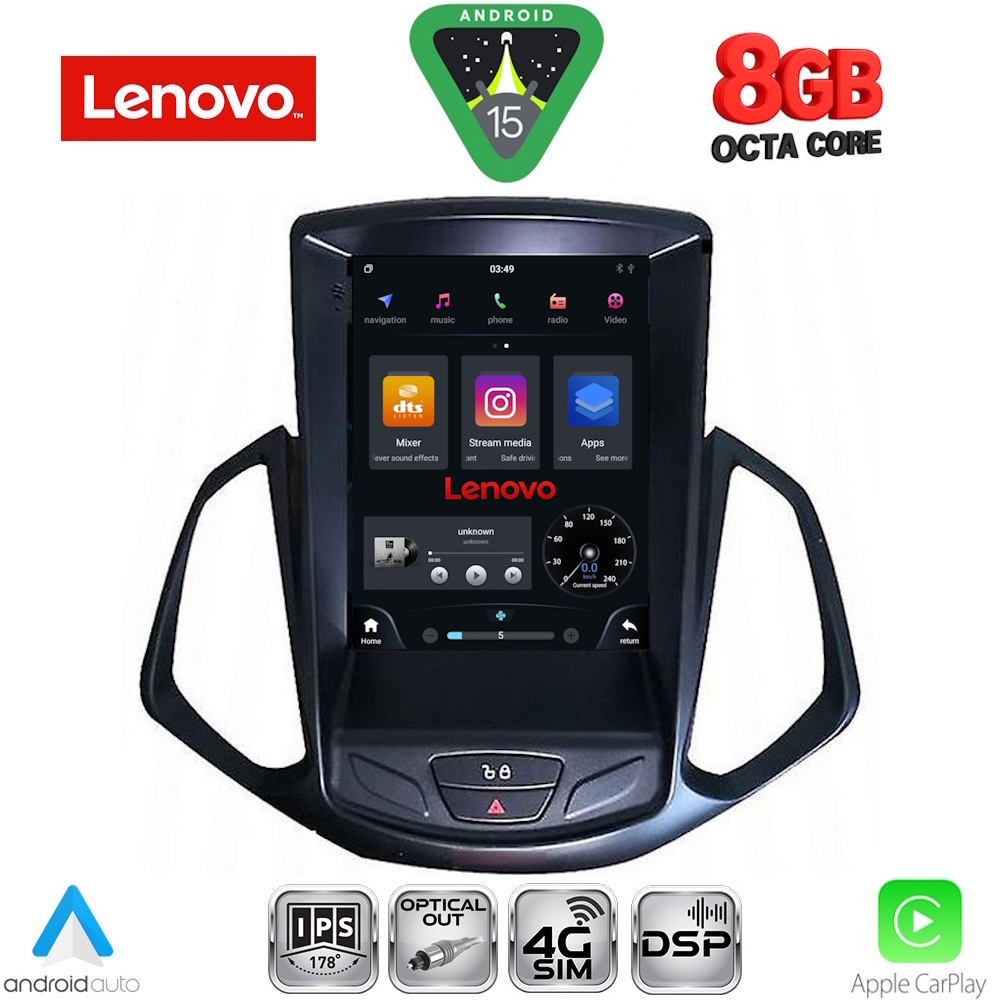 LENOVO SSW 10966_CPA TESLA STYLE for FORD ECOSPORT mod. 2012-2018 LENOVO SSW 10966_CPA TESLA STYLE for FORD ECOSPORT mod. 2012-2018