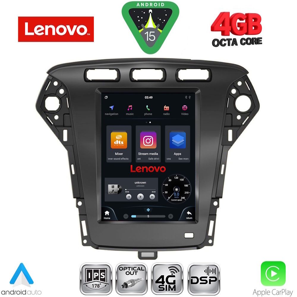 LENOVO SSX 9958_CPA TESLA STYLE for FORD MONDEO mod. 2010-2013 LENOVO SSX 9958_CPA TESLA STYLE for FORD MONDEO mod. 2010-2013