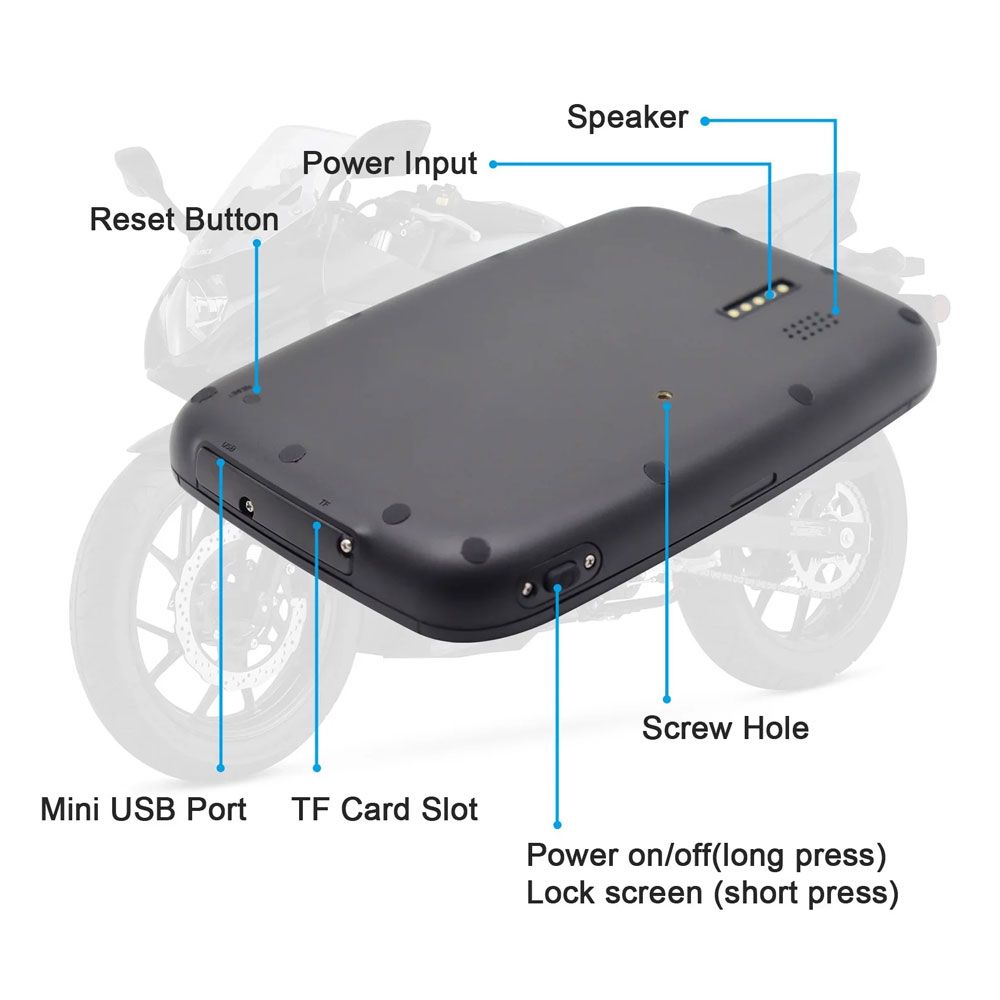 DIGITAL IQ PNA 6000_CPAA (5inc) MOTORCYCLE CARPLAY-ANDROID AUTO DIGITAL IQ PNA 6000_CPAA (5inc) MOTORCYCLE CARPLAY-ANDROID AUTO