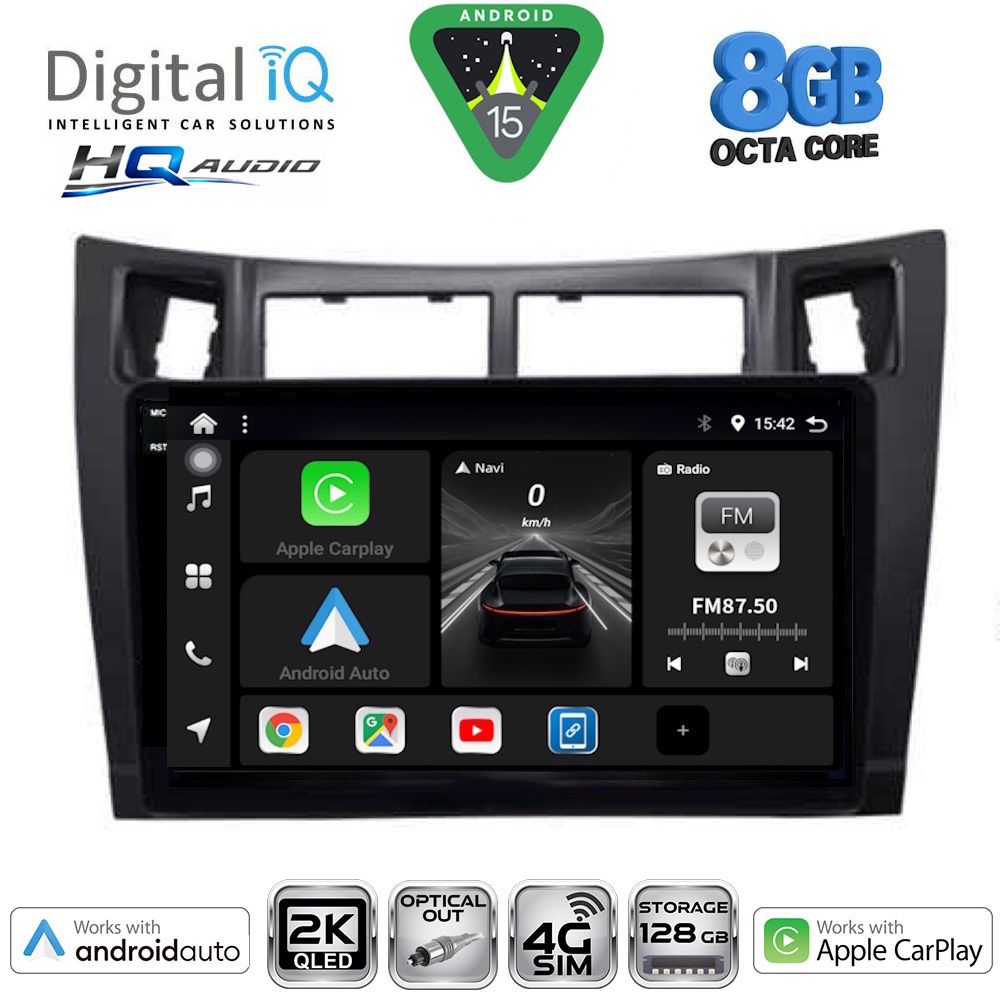 DIGITAL IQ BXK 20736BL_CPAA (9inc) MULTIMEDIA TABLET for TOYOTA YARIS mod. 2006-2011 (BLACK) DIGITAL IQ BXK 20736BL_CPAA (9inc) MULTIMEDIA TABLET for TOYOTA YARIS mod. 2006-2011 (BLACK)