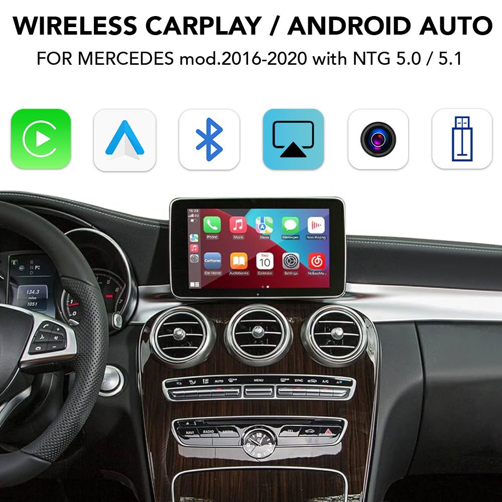DIGITAL IQ BZ 241 CPAA (WIRELESS CARPLAY / ANDROID AUTO BOX for MERCEDES mod. 2014-2018 with NTG 5.0/5.1 with 2 CAMERAS) DIGITAL IQ BZ 241 CPAA (WIRELESS CARPLAY / ANDROID AUTO BOX for MERCEDES mod. 2014-2018 with NTG 5.0/5.1 with 2 CAMERAS)