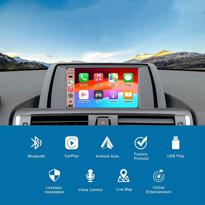 DIGITAL IQ BM 006W CPAA (WIRELESS CARPLAY / ANDROID AUTO BOX for BMW - MINI (CIC system) with 2 cameras FRONT - REAR) DIGITAL IQ BM 006W CPAA (WIRELESS CARPLAY / ANDROID AUTO BOX for BMW - MINI (CIC system) with 2 cameras FRONT - REAR)