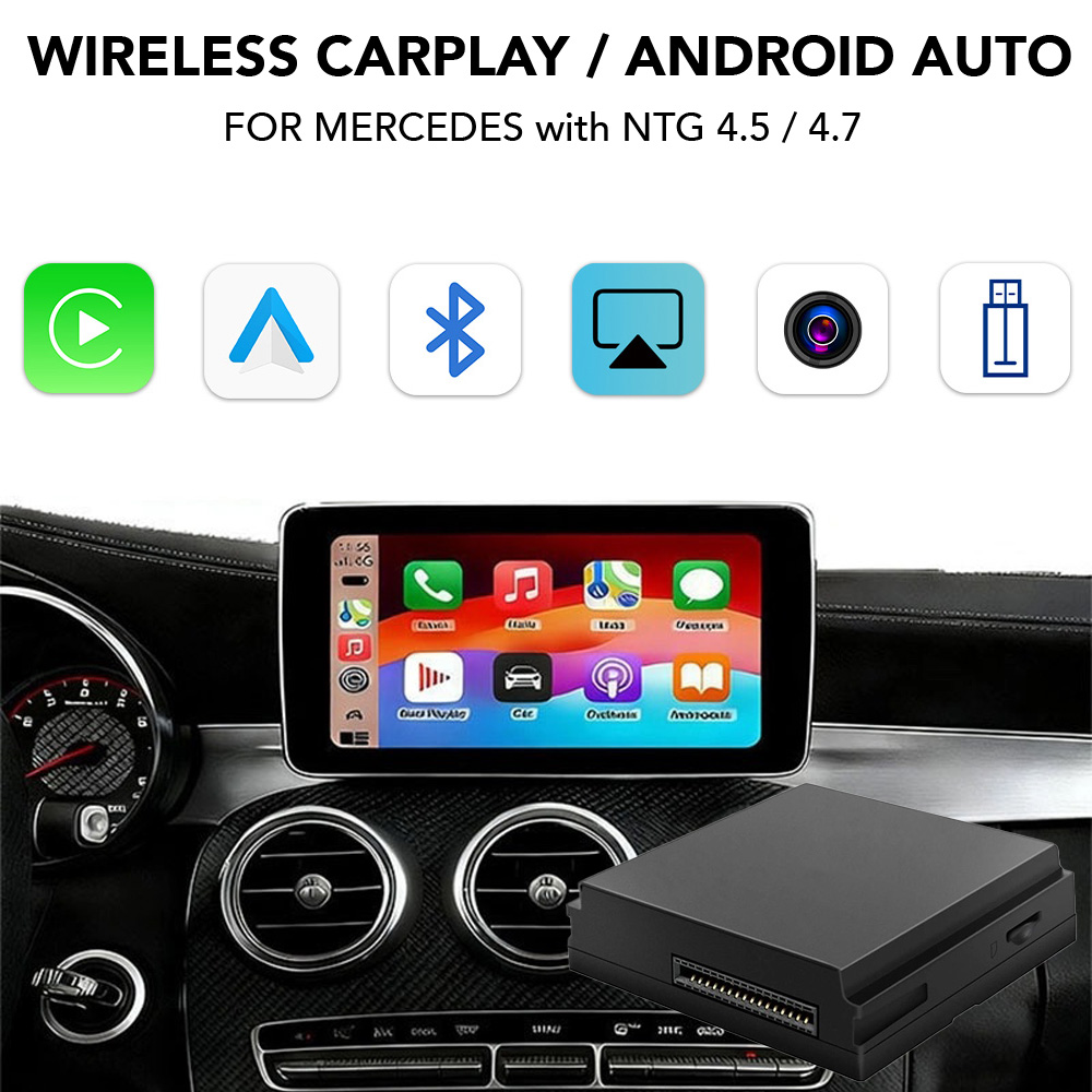 DIGITAL IQ BZ 003 CPAA (WIRELESS CARPLAY / ANDROID AUTO BOX for MERCEDES mod. 2012-2015 with NTG 4.5/4.7 with BECKER NAVI DOCK - CAMERA IN) DIGITAL IQ BZ 003 CPAA (WIRELESS CARPLAY / ANDROID AUTO BOX for MERCEDES mod. 2012-2015 with NTG 4.5/4.7 with BECKER NAVI DOCK - CAMERA IN)