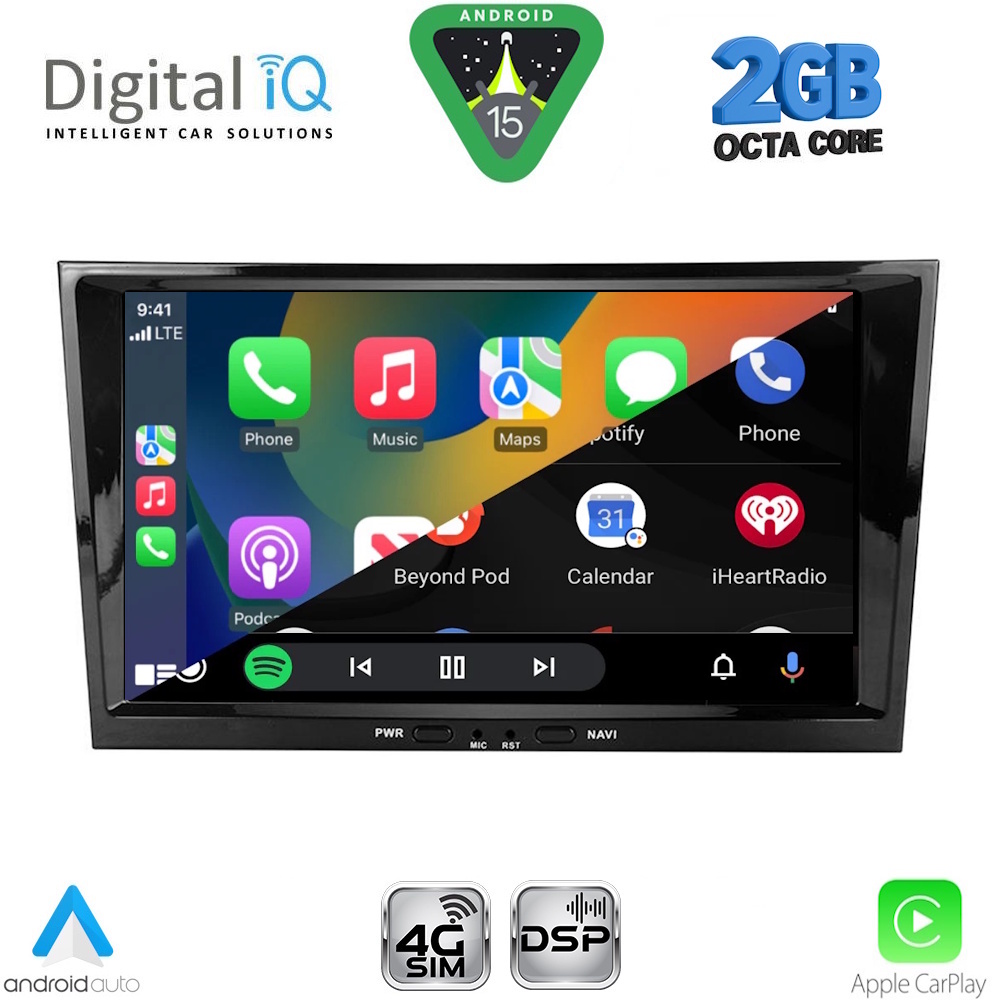 DIGITAL IQ BLF 318BL_CPA (8" DECK) MULTIMEDIA SYSTEM for OPEL ALL mod. 2004-2014 (BLACK) DIGITAL IQ BLF 318BL_CPA (8" DECK) MULTIMEDIA SYSTEM for OPEL ALL mod. 2004-2014 (BLACK)