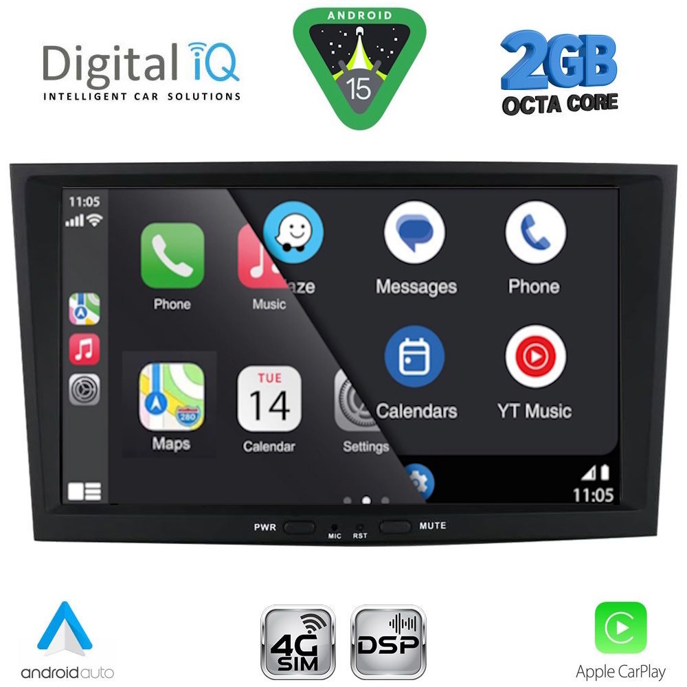 DIGITAL IQ BLF 318BL_CPA (8" DECK) MULTIMEDIA SYSTEM for OPEL ALL mod. 2004-2014 (BLACK) DIGITAL IQ BLF 318BL_CPA (8" DECK) MULTIMEDIA SYSTEM for OPEL ALL mod. 2004-2014 (BLACK)