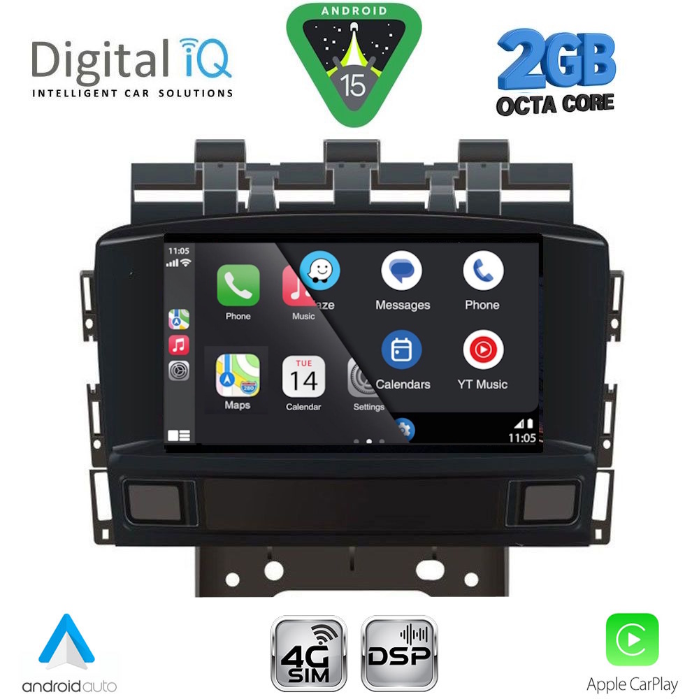 DIGITAL IQ BLF 372_CPA (7" DECK) MULTIMEDIA SYSTEM for OPEL ASTRA J mod. 2010-2016 DIGITAL IQ BLF 372_CPA (7" DECK) MULTIMEDIA SYSTEM for OPEL ASTRA J mod. 2010-2016