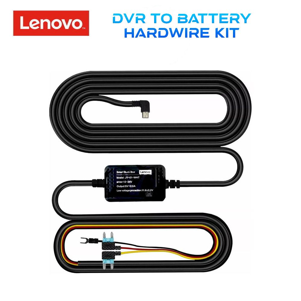 LENOVO JY01 (DASH CAM to BATTERY SMART BOX with micro usb for V7 AHD – V7 PLUS for 24H recording) LENOVO JY01 (DASH CAM to BATTERY SMART BOX with micro usb for V7 AHD – V7 PLUS for 24H recording)