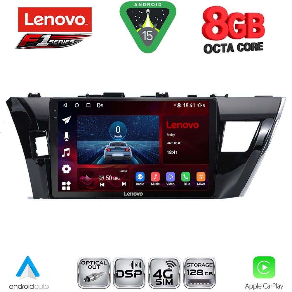 LENOVO SSR 10714SM_CPA (10inc) MULTIMEDIA TABLET for TOYOTA COROLLA mod. 2013-2016 LENOVO SSR 10714SM_CPA (10inc) MULTIMEDIA TABLET for TOYOTA COROLLA mod. 2013-2016