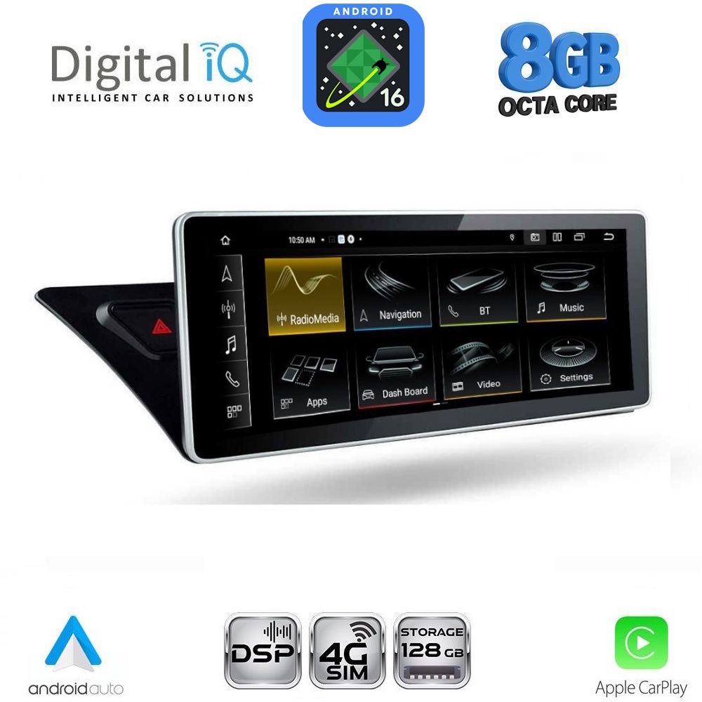 DIGITAL IQ TPK 16920_CPA (10.25'') MULTIMEDIA SYSTEM for AUDI A4-A5 mod. 2008-2016 DIGITAL IQ TPK 16920_CPA (10.25'') MULTIMEDIA SYSTEM for AUDI A4-A5 mod. 2008-2016