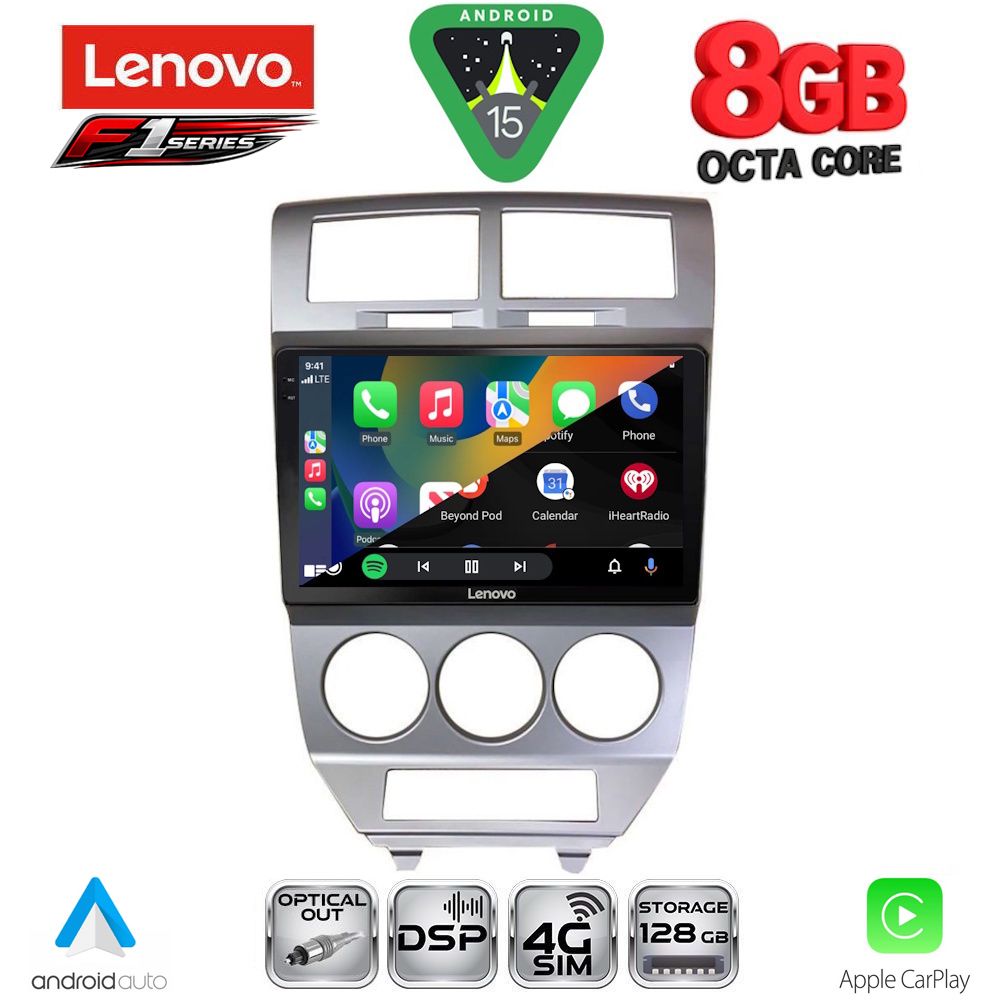 LENOVO SSR 10275_CPA (10inc) MULTIMEDIA TABLET for DODGE CALIBER mod. 2006-2012 LENOVO SSR 10275_CPA (10inc) MULTIMEDIA TABLET for DODGE CALIBER mod. 2006-2012