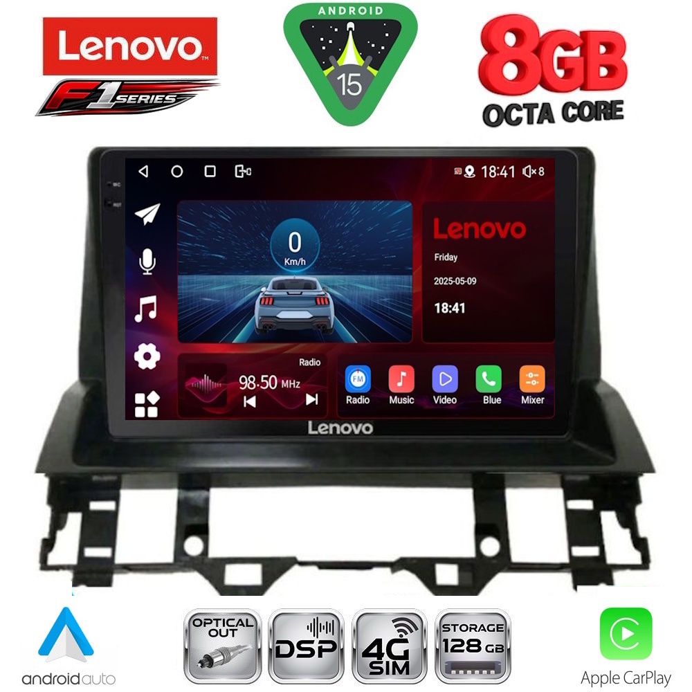 LENOVO SSR 10376_CPA DASH (10inc) MULTIMEDIA TABLET for MAZDA 6 mod. 2002-2008 LENOVO SSR 10376_CPA DASH (10inc) MULTIMEDIA TABLET for MAZDA 6 mod. 2002-2008