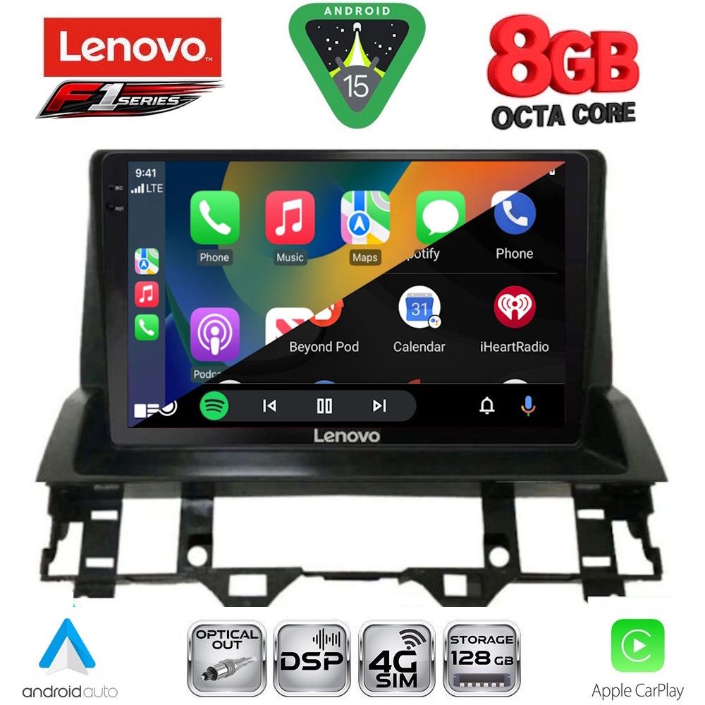 LENOVO SSR 10376_CPA DASH (10inc) MULTIMEDIA TABLET for MAZDA 6 mod. 2002-2008 LENOVO SSR 10376_CPA DASH (10inc) MULTIMEDIA TABLET for MAZDA 6 mod. 2002-2008