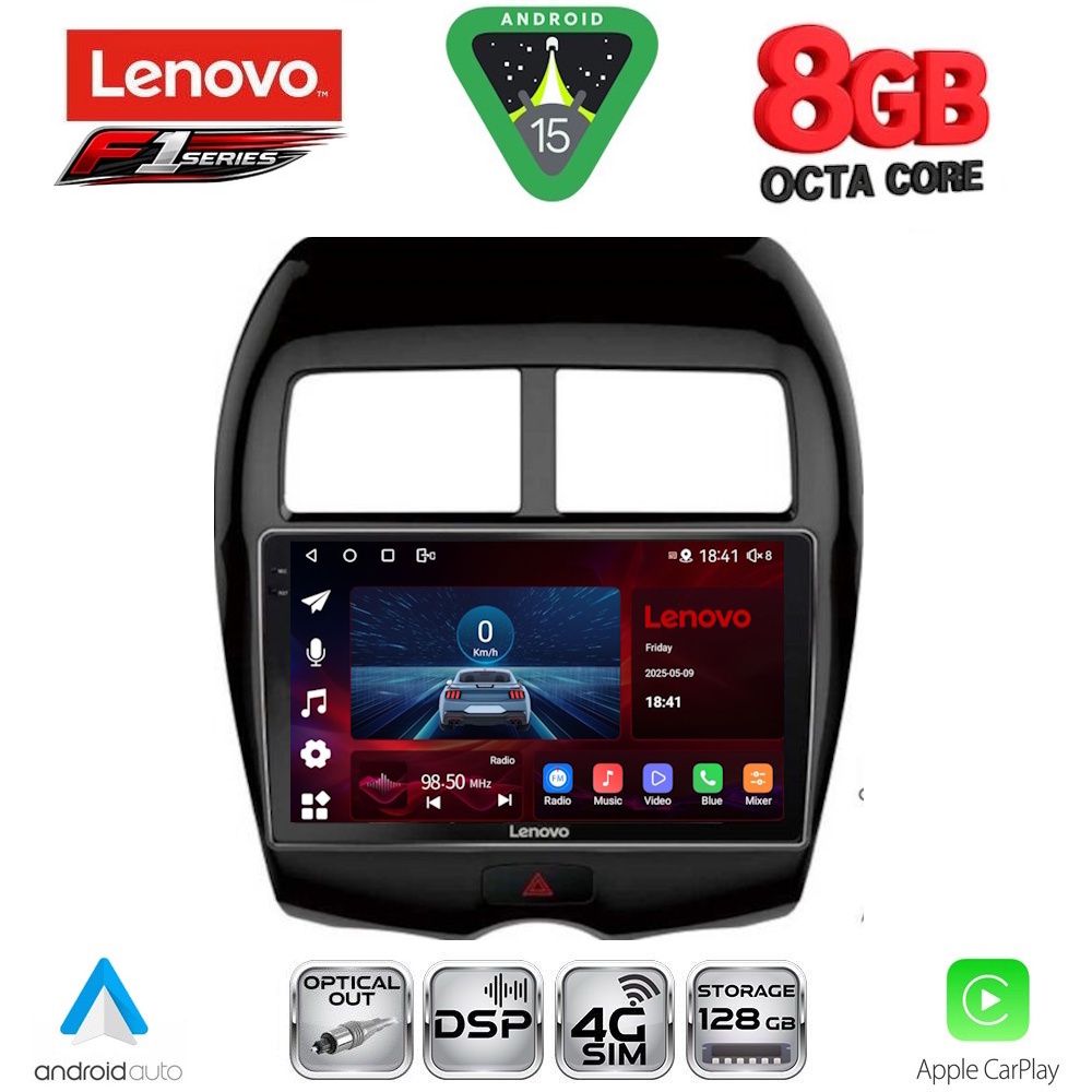 LENOVO SSR 10430_CPA (10inc) MULTIMEDIA TABLET for MITSUBISHI ASX mod. 2009-2020 - PEUGEOT 4008 mod. 2012-2018 LENOVO SSR 10430_CPA (10inc) MULTIMEDIA TABLET for MITSUBISHI ASX mod. 2009-2020 - PEUGEOT 4008 mod. 2012-2018