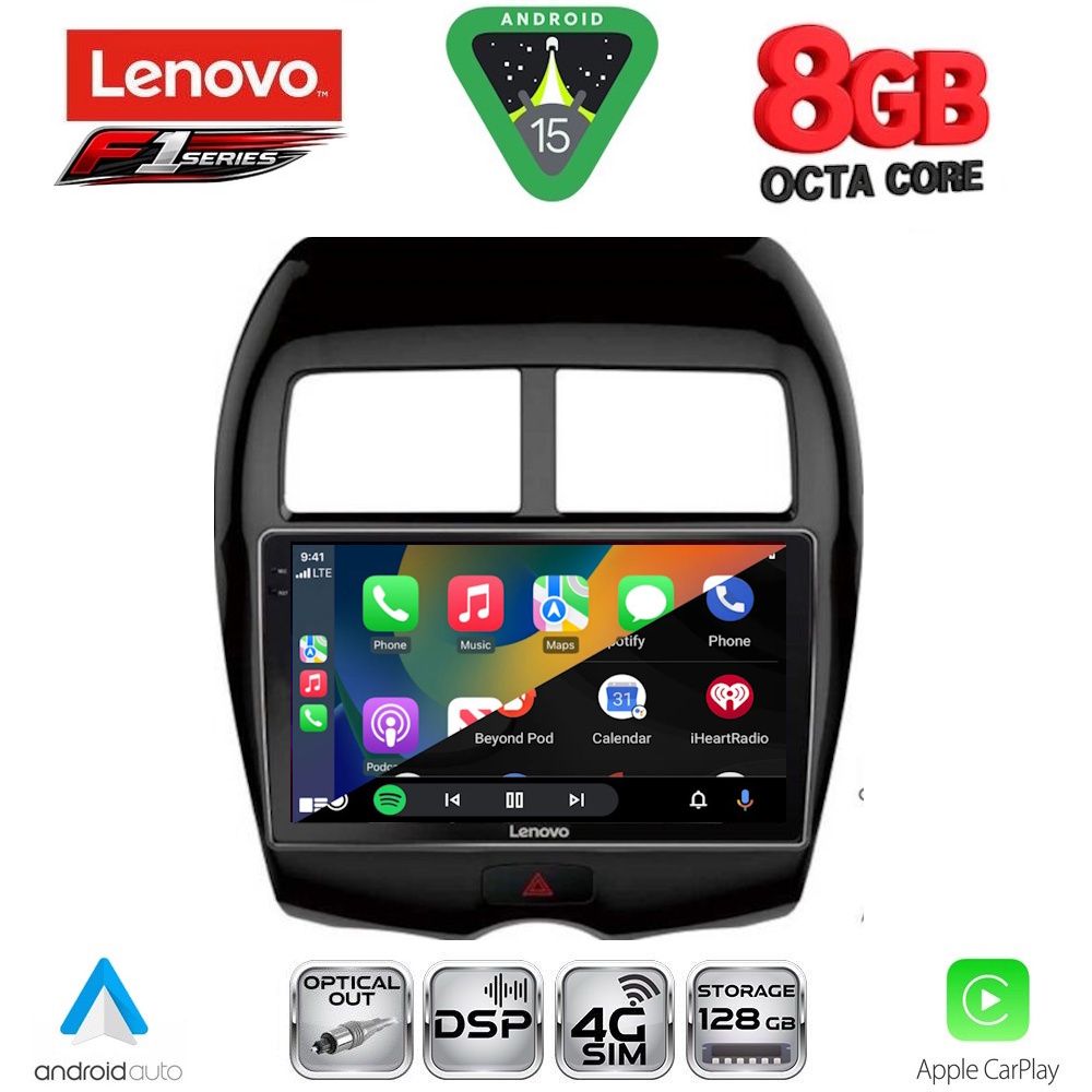 LENOVO SSR 10430_CPA (10inc) MULTIMEDIA TABLET for MITSUBISHI ASX mod. 2009-2020 - PEUGEOT 4008 mod. 2012-2018 LENOVO SSR 10430_CPA (10inc) MULTIMEDIA TABLET for MITSUBISHI ASX mod. 2009-2020 - PEUGEOT 4008 mod. 2012-2018