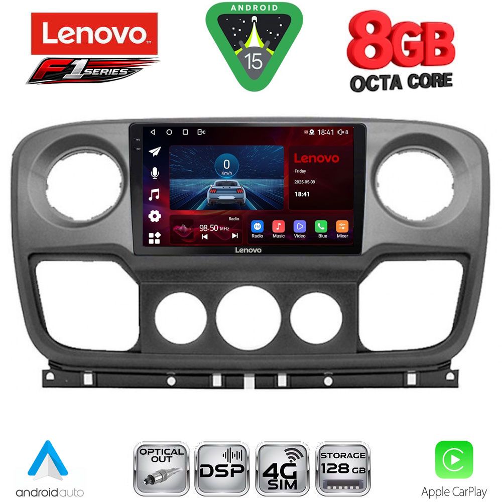 LENOVO SSR 10463_CPA (10inc) MULTIMEDIA TABLET for NISSAN NV400 - OPEL MOVANO - RENAULT MASTER mod. 2010-2020 LENOVO SSR 10463_CPA (10inc) MULTIMEDIA TABLET for NISSAN NV400 - OPEL MOVANO - RENAULT MASTER mod. 2010-2020