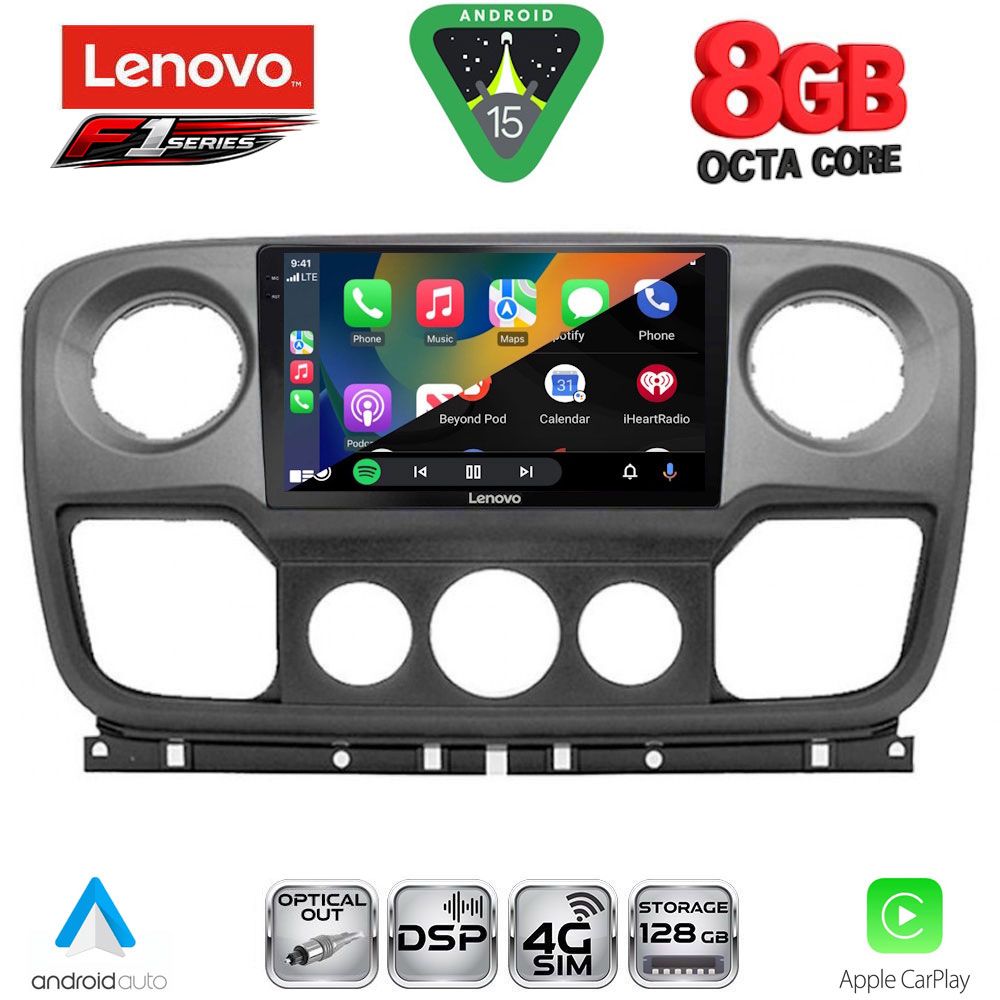 LENOVO SSR 10463_CPA (10inc) MULTIMEDIA TABLET for NISSAN NV400 - OPEL MOVANO - RENAULT MASTER mod. 2010-2020 LENOVO SSR 10463_CPA (10inc) MULTIMEDIA TABLET for NISSAN NV400 - OPEL MOVANO - RENAULT MASTER mod. 2010-2020
