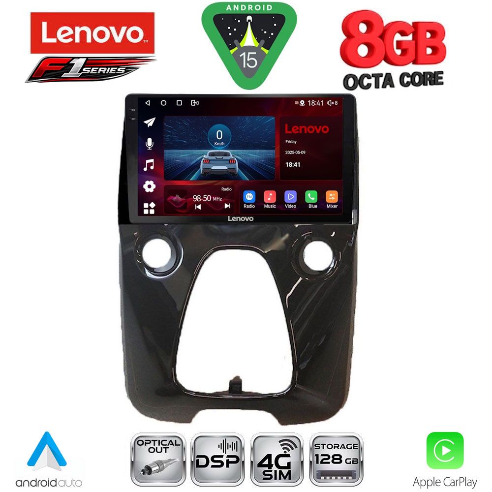 LENOVO SSR 10708_CPA A/C (10inc) MULTIMEDIA TABLET for CITROEN C1-PEUGEOT 108-TOYOTA AYGO mod. 2014-2022 LENOVO SSR 10708_CPA A/C (10inc) MULTIMEDIA TABLET for CITROEN C1-PEUGEOT 108-TOYOTA AYGO mod. 2014-2022