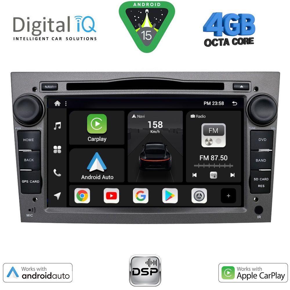 DIGITAL IQ BXF 619GR_CPAA (7" DVD) MULTIMEDIA SYSTEM for OPEL ALL mod. 2004-2012 (GREY) DIGITAL IQ BXF 619GR_CPAA (7" DVD) MULTIMEDIA SYSTEM for OPEL ALL mod. 2004-2012 (GREY)